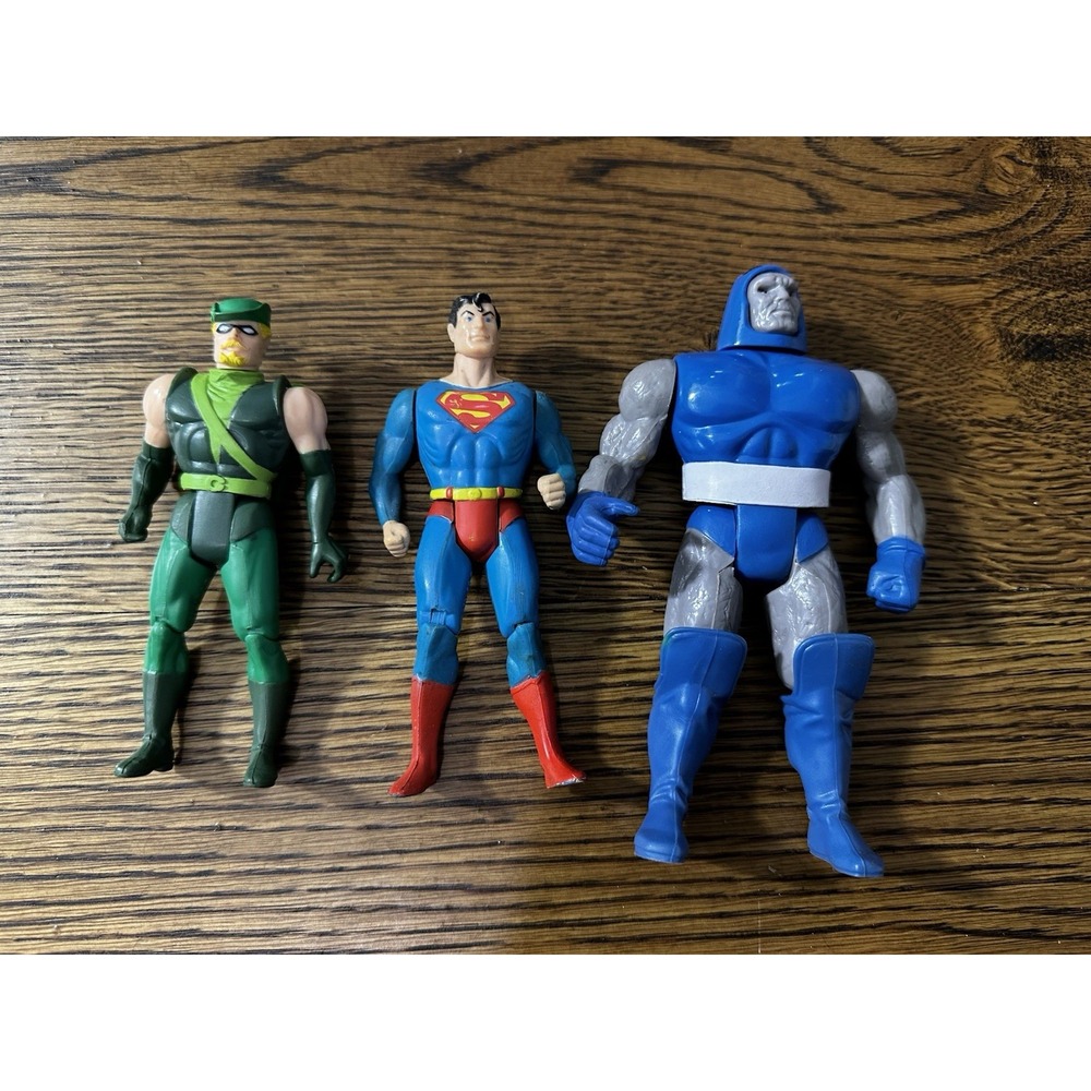Vintage DC Super Powers Darkseid, Superman, Green Lantern 1984 1985 Kenner Lot
